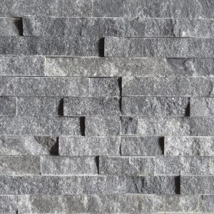  Đá ghép ốp tường màu ghi đen ánh kim VDG021